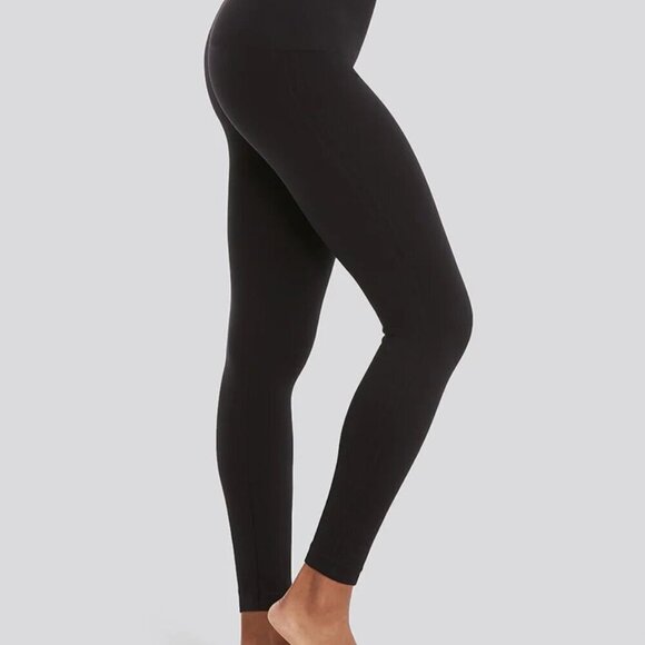 Spanx Medium Control Leggings in Black - Picture 2 of 10